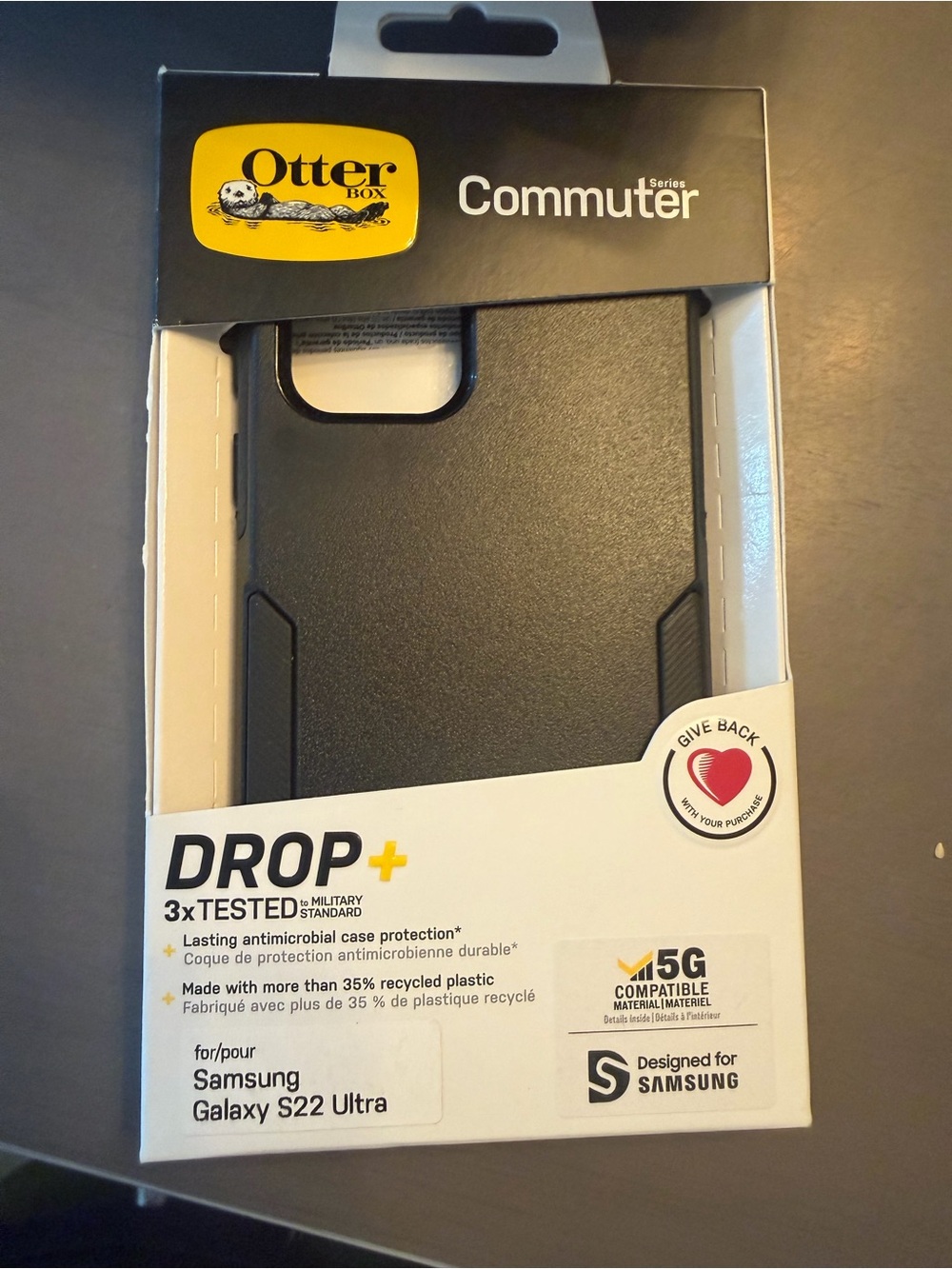 OtterBox Commuter Series Case for Samsung Galaxy S22 Ultra - Black